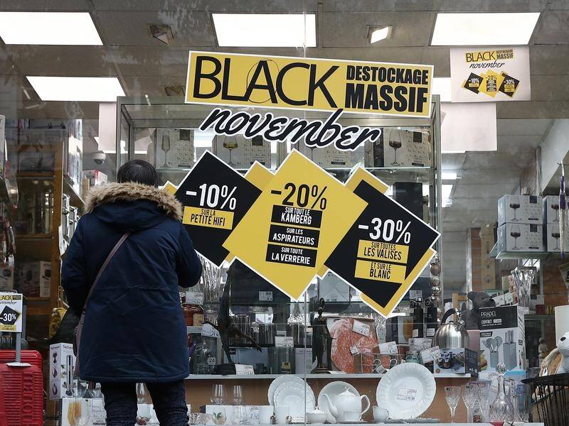 The Black Friday sales phenomenon has been greeted by a strike in Germany and a protest in France.
