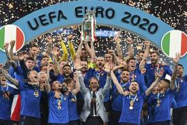 Champions Italy will look to defend their title when Euro 2024 gets under way in Germany in June. (AP PHOTO)