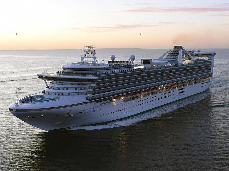 A passenger has gone overboard from the Golden Princess cruise ship as it heads back to Melbourne.