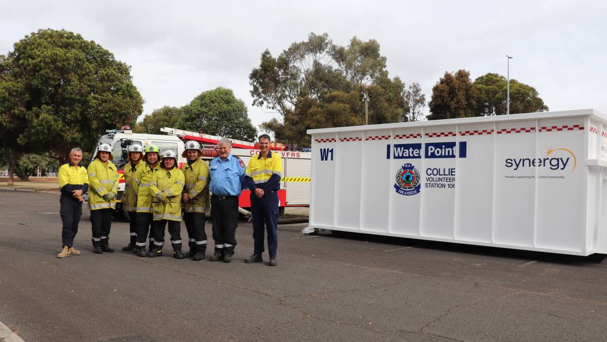 The Collie Volunteer Fire and Rescue team.