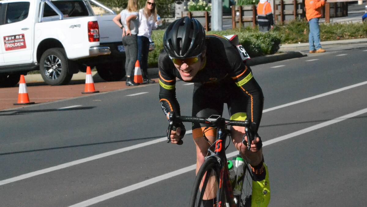Cycling Classic: Lowen Ferry took out third place in the Collie to Donnybrook and Return Cycling Classic on the weekend. Photo: Taylar Amonini.