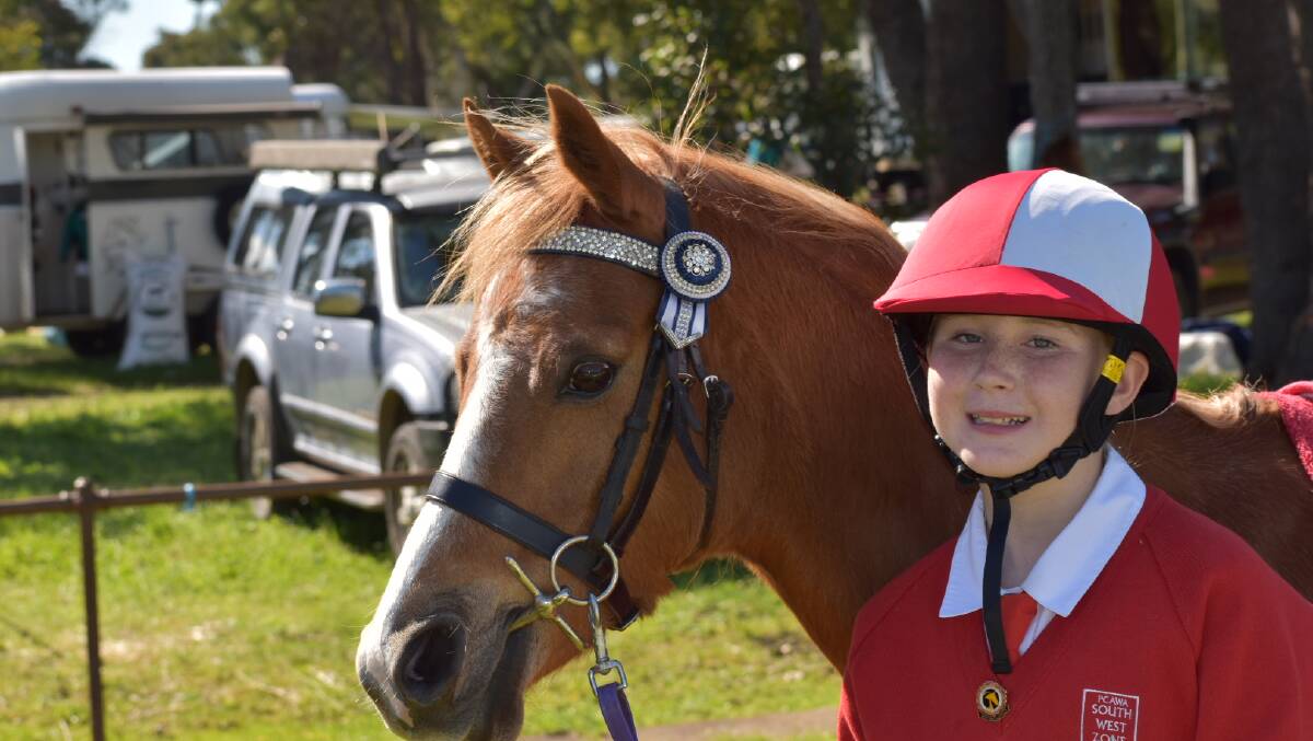 Teen champ: Chloe Broadbent and Classic Tartan at the 2019 Pony Club Western Australia State Eventing Championships. Photo: Supplied.
