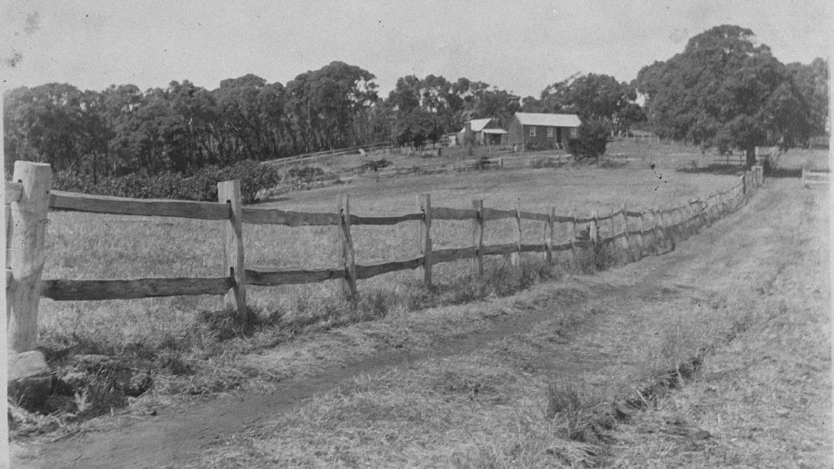 Samuel Isaacs property at Ferndale. Sourced from the collections of the State Library of Western Australia and reproduced with the permission of the Library Board of Western Australia.