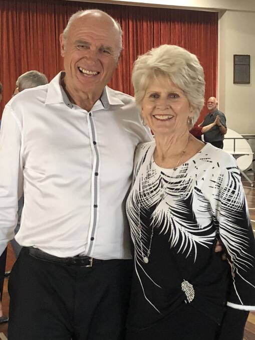 Good times: Colin Webster and Sue Smith up from Bunbury for the Old Time Dance in Darkan last week at the Darkan Town Hall. Photo: supplied.