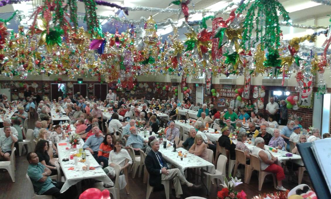 Biggest Christmas party in town: The decorations at the Cheerio Club Christmas party always impress. Photo: Supplied.