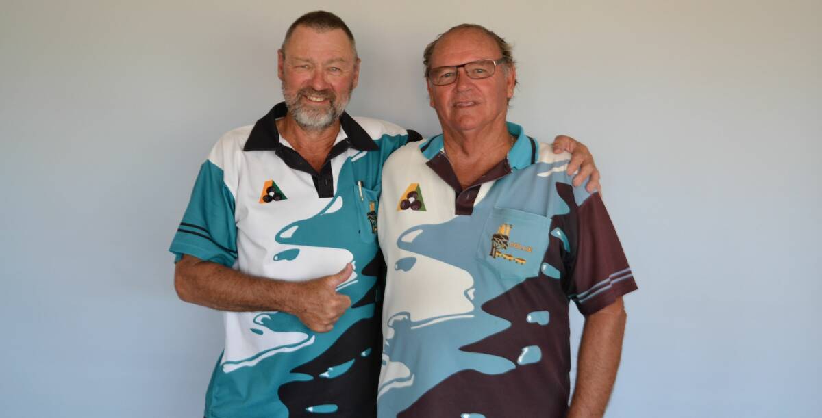 Top bowlers: Winners of this year's Reuben's News Championship Pairs, Gary Keep and Ron Guilfoyle. Photo: supplied.
