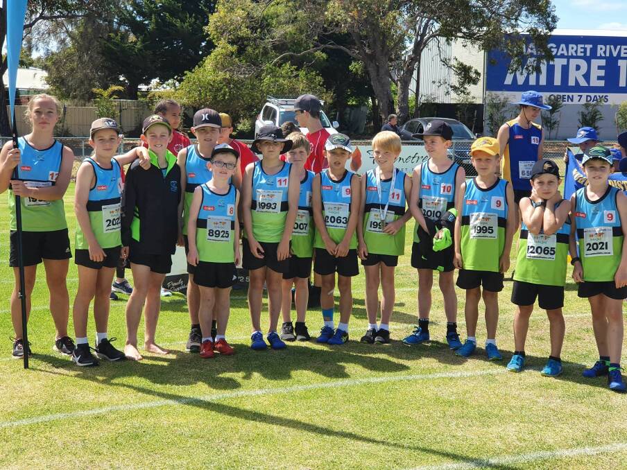 Little stars: Team Collie in Margaret River at the Annual Country Championships. Photo: Supplied.